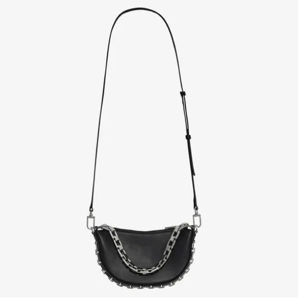 IRO ARC LEATHER MINI BAG WITH CHAIN - Picture 2 of 7